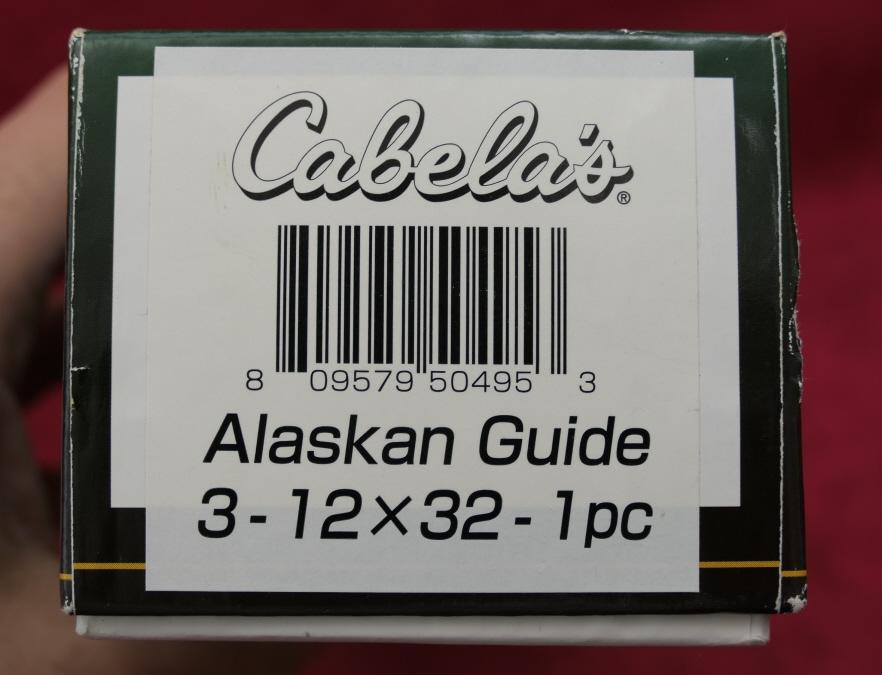 Cabelas Alaskan Guide 3-12x Scope