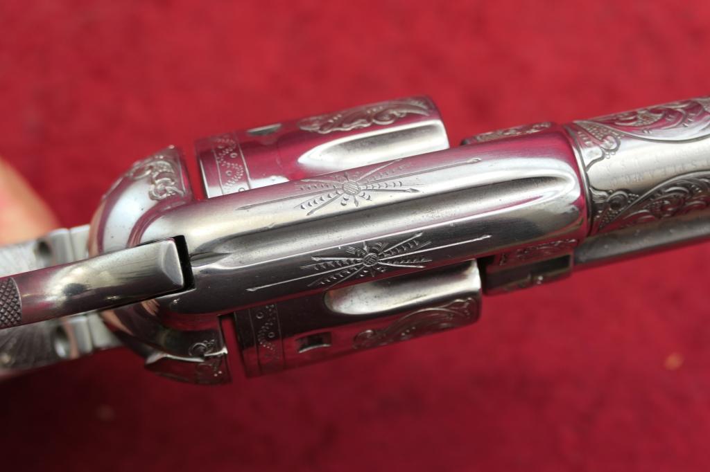 Engraved Colt 1873 SA Army Revolver