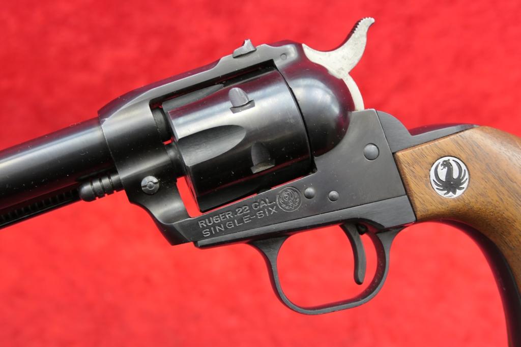 Early Ruger Single Six 22 cal Revolver