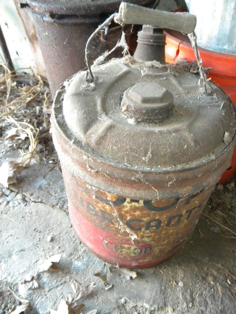 Lubricants= Grease Gun; Grease Pump; Co-op 5 Gal Can.