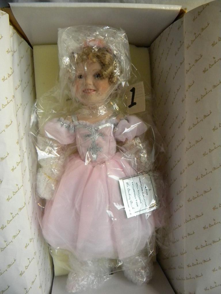 The Shirley temple Ballerina, Danbury Mint, SN A2372, Authenticity, 17"H, O