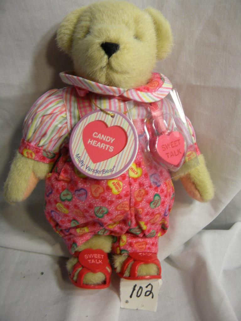 8" Muffy Vander bear, "Candy Hearts"