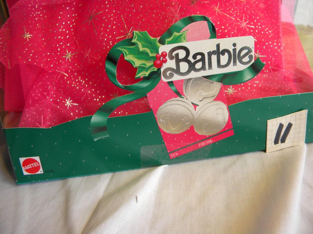 Barbie = Happy Holliday1990", Picture for framing, by Mattel #4098, 12"H, O