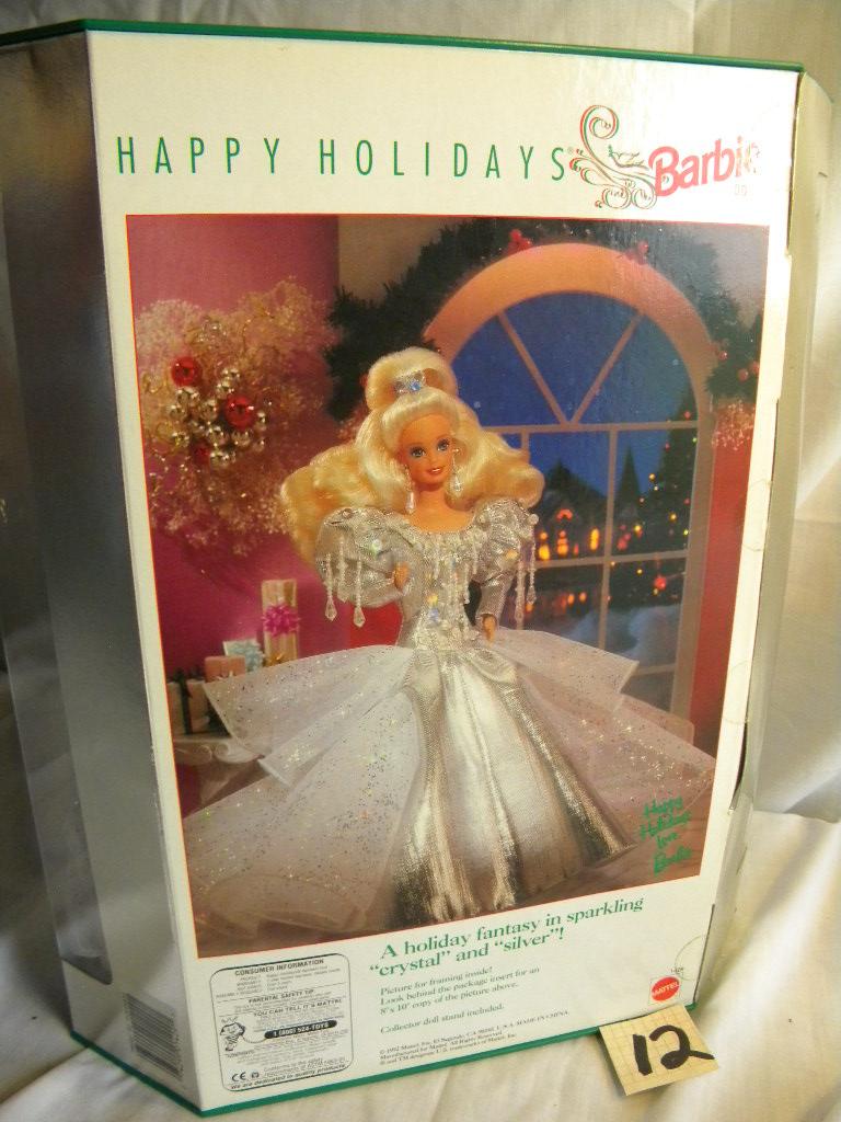 Barbie = "A Holiday Fantasy on Sparkling Chrystal and Silver", Picture for