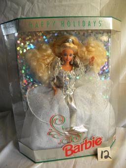 Barbie = "A Holiday Fantasy on Sparkling Chrystal and Silver", Picture for