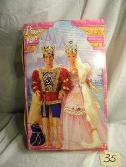 Barbie- "Prince Ken", by Mattel #1l8080, 12"H, Original Box.