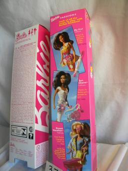 Barbie- Pair, Mattel #R4182 and #10776, "Dress in Fun", 12"H, Original Bo