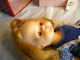 Vogue Doll w/Doll clothes and Case, 11"H, (open/close eyes).