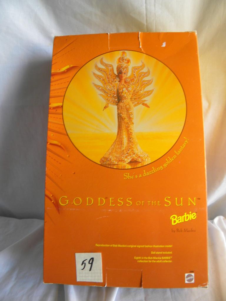 Barbie- "Goddess of the Sun", by Mattel # 14056, 15"H, Original Box.