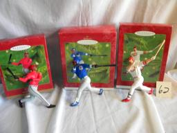 Keepsake Ball Park Series Holiday Ornaments= "Ken Griffey Jr."; Sammy Sosa"