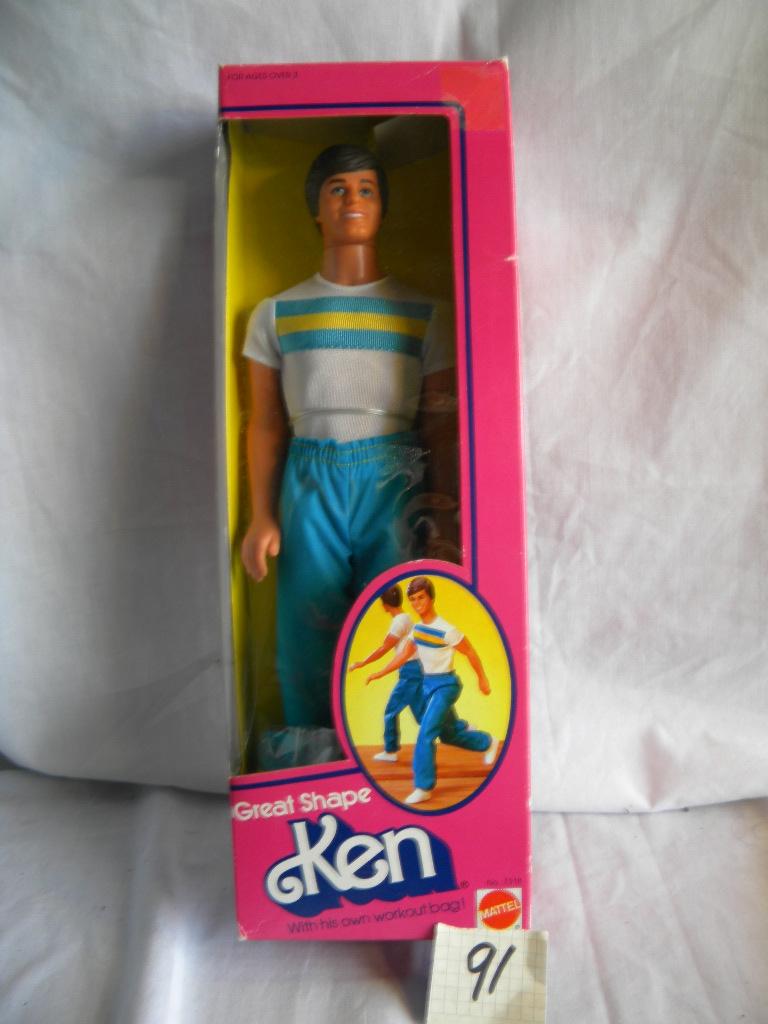 Barbie, "Ken Great Shape", by Mattel 7318., 12"H, Original Box.