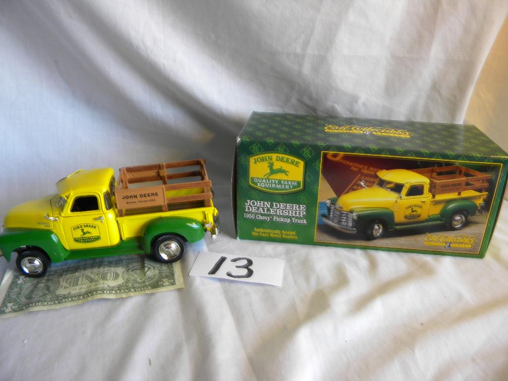 Chevrolet, 1950, "john Deere Dealership Truck", 1/25 Scale, Die Cast, Side