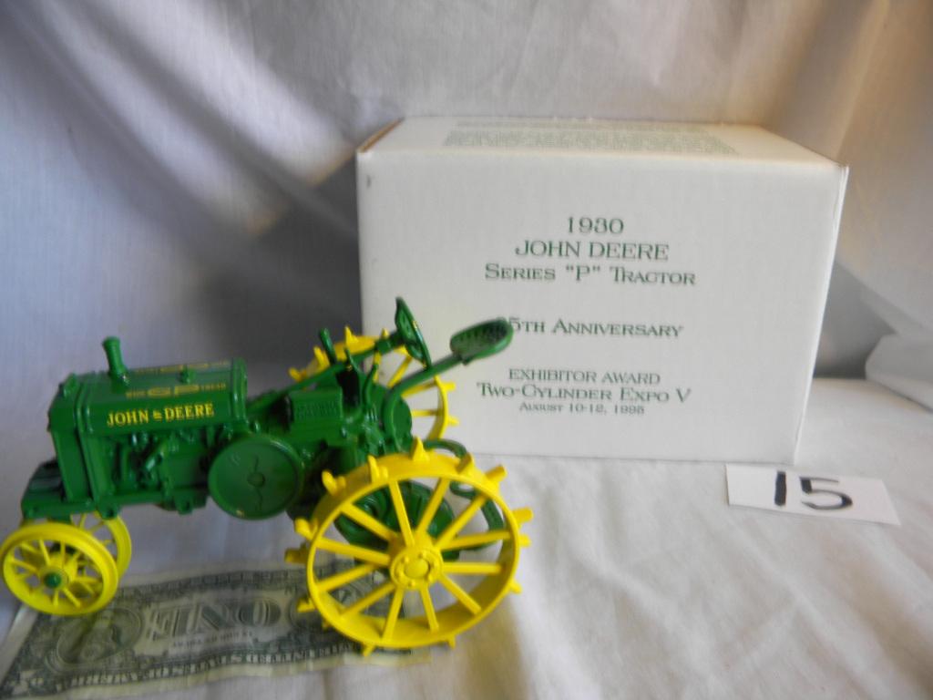 John Deere, Model P, "exhibitor Award Two Cylinder Expo V", August 10-12, 1