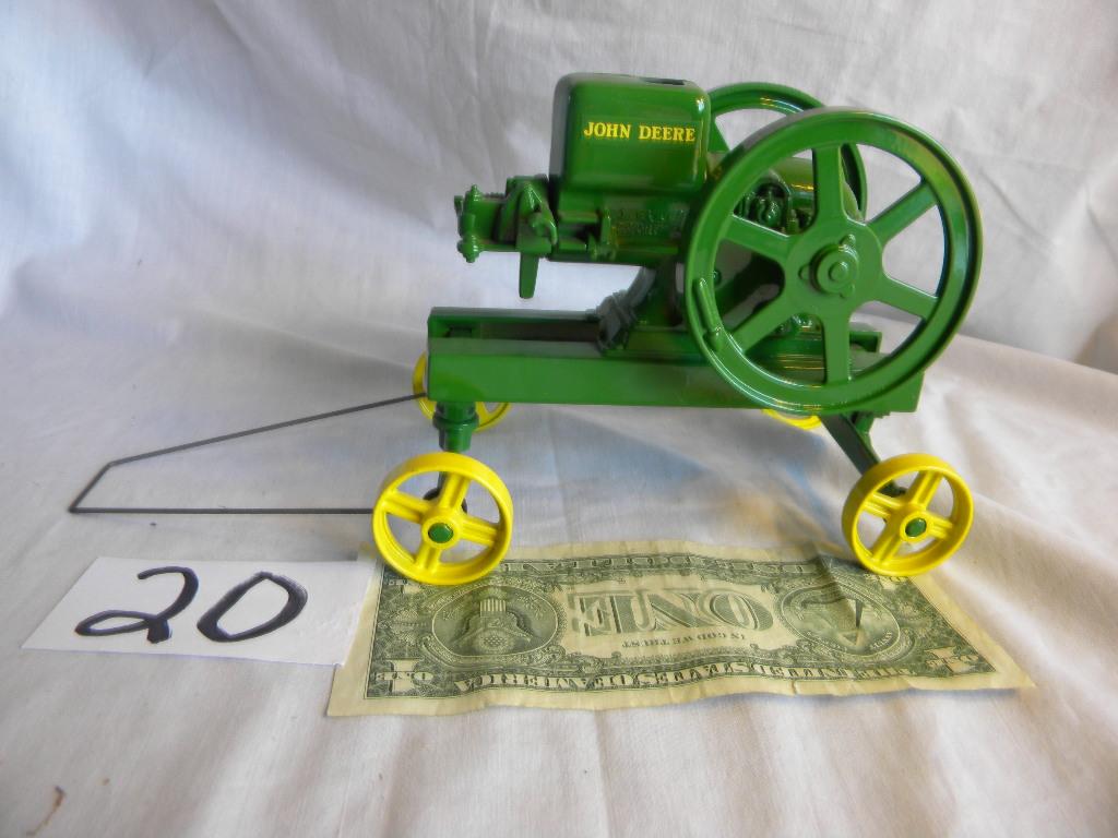 John Deere, Hit-miss Stationary, #1490, Usa Ertl, W/dolly.