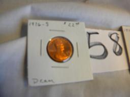 Pair Of DCAM Pennies, 1976s And 1977s.