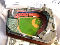 Replica Of "Fenway Park" Home Of The Red Sox, By Danbury Mint. 2 1/2 X 7" X