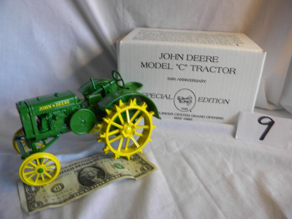 John Deere, 1928 Model C, "two Cylinder Club Grand Opening May 1993", #5700