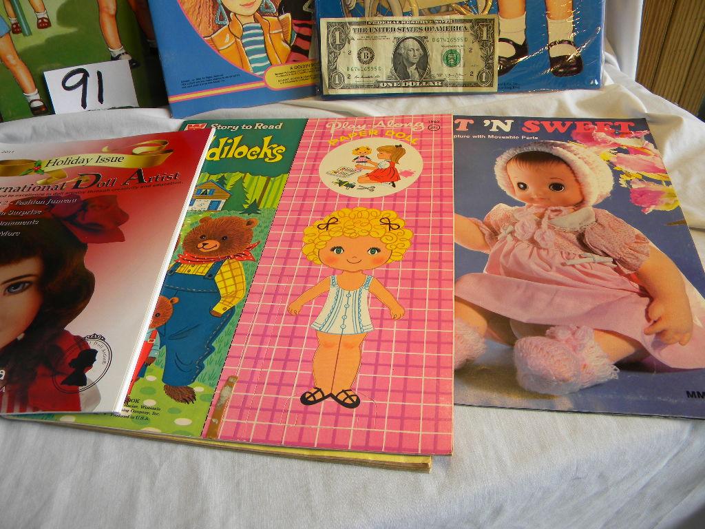 Cut-Out-Dolls,"Nursery School Dolls", Carolyn Lee"; Baby Ann";"madeline"; Charming" Plus