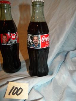 Coca Cola=full Bottles W/carton-jeremy Mayfield, Kyle Petty, Bobby Labonte,