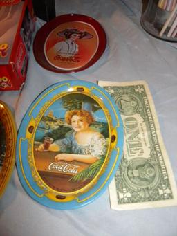 Coca Cola= 6 Oval Coasters; Puzzle; Stationary.