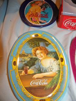 Coca Cola= 6 Oval Coasters; Puzzle; Stationary.