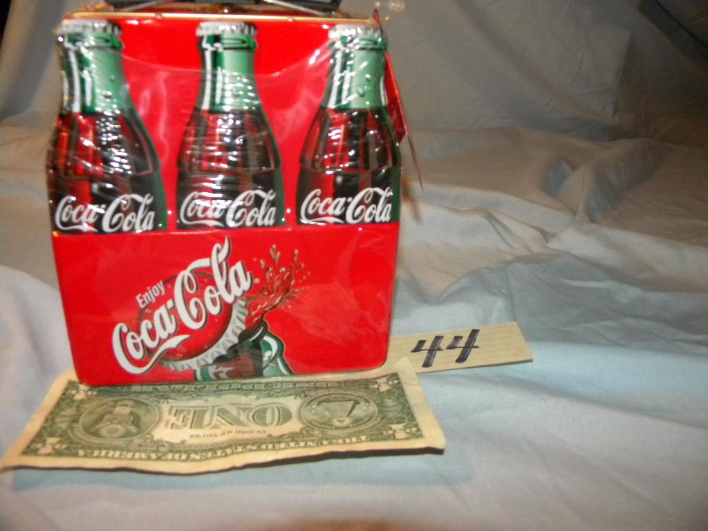 Coca Cola= (3) Lunch Boxes, "coke & Pack Tins".