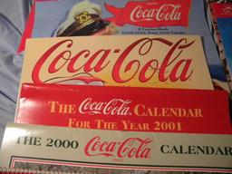 Coca Cola= Variety Of Annual Calendars, 1998-1017.