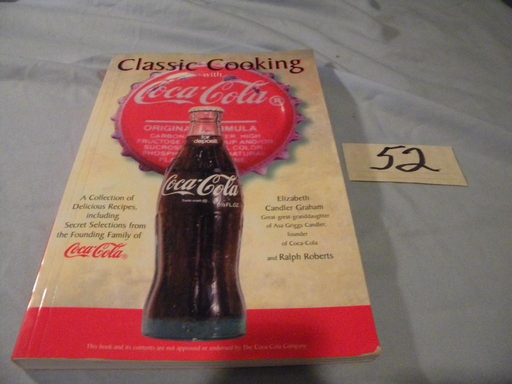 Coca Cola= Night Light; Place Mat; Tin; Book-"christmas Decorating"; "class