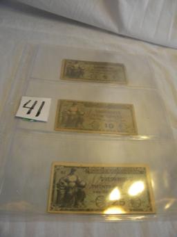 Military Payment Certificates= 5 Cent Series 481 D)508555d; 10 Cent, Series