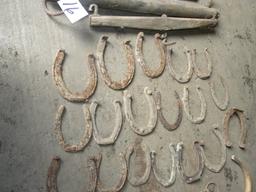 Variety Of Horseshoes; Show Cane; Single Trees; Neck Yoke.