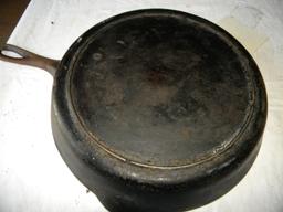 Cast Iron Pan, 10"; Butcher Cleaver; Wood Dasher, 21"; Vega Strainer.