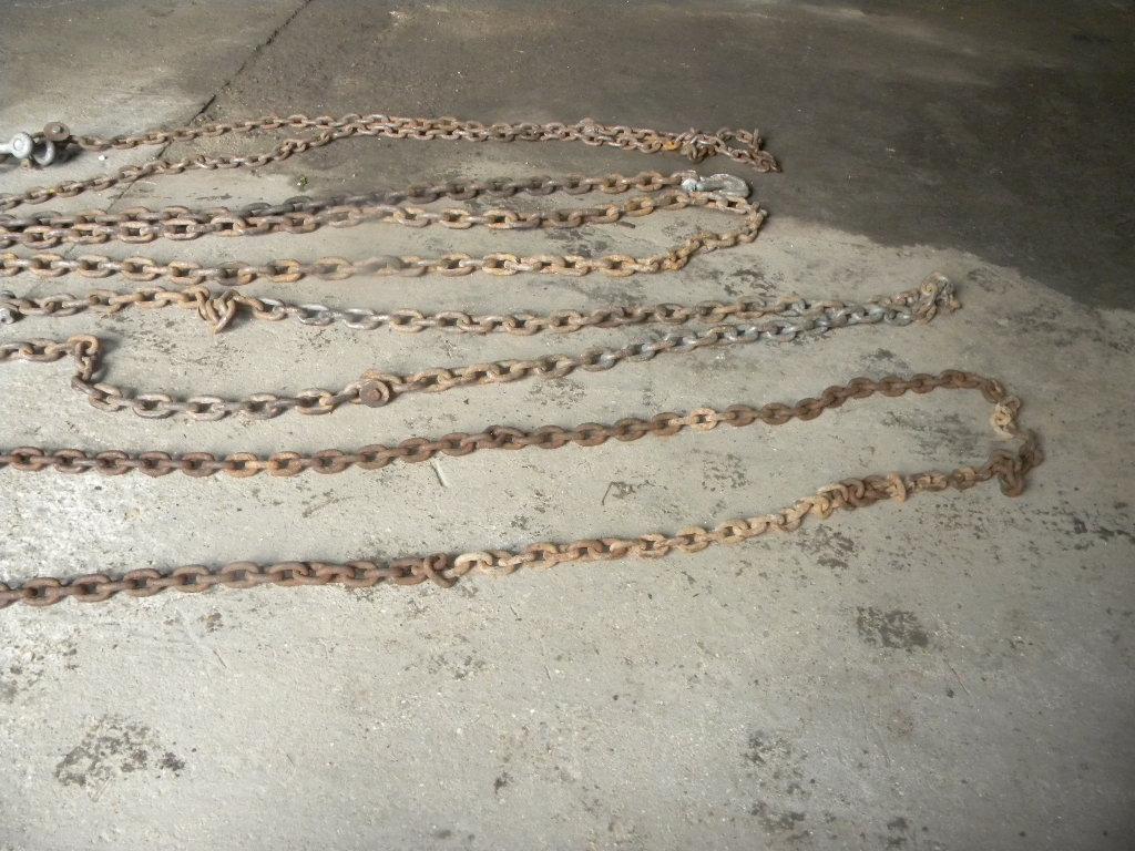 Chains= 16 Ft, 18 Ft, 12 Ft.