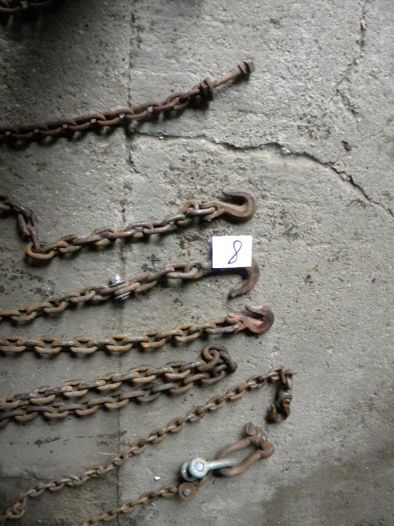 Chains= 16 Ft, 18 Ft, 12 Ft.