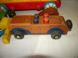 Conestoga Wood Wagon; Holgate Wood Car; Wood Game.