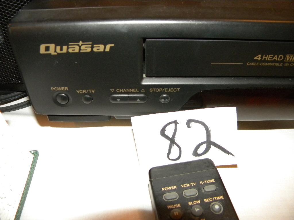 West House Elect. Htr.; New Webster Dictionary; Quasar Vhs Player W/remote.