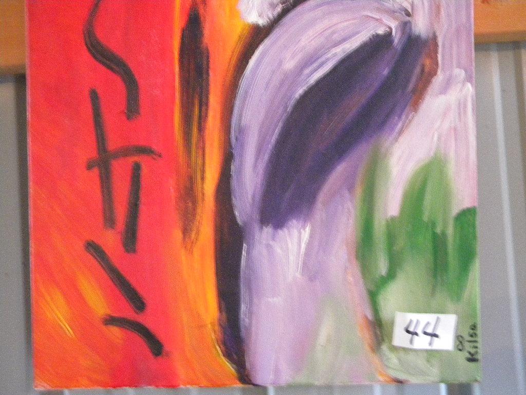 "Still", 18 X 18". Acrylic on canvas