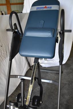 Inversion Table, Max Weight 350#, Adjustable.