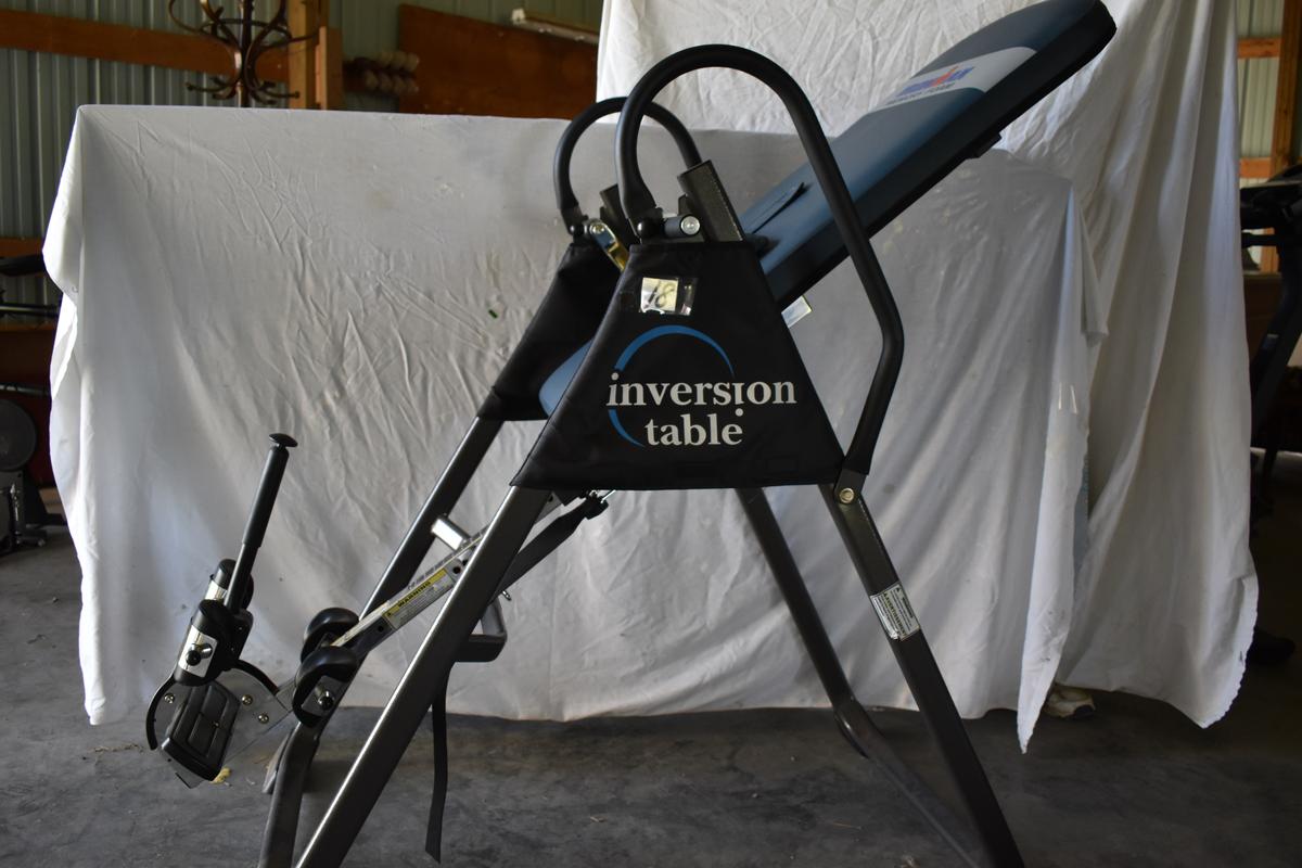 Inversion Table, Max Weight 350#, Adjustable.
