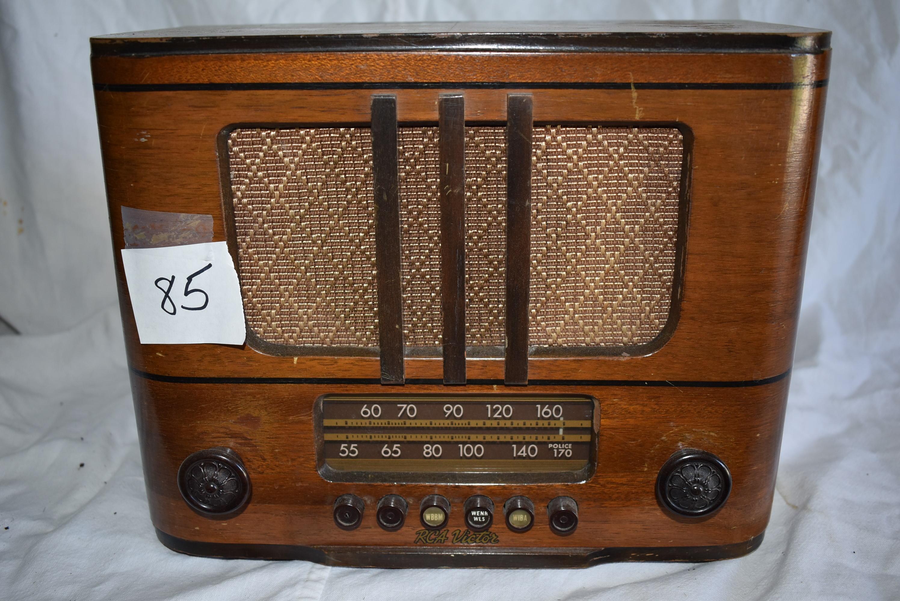 Rca Victor Radio, Model 348, 9 1/2" X 12".