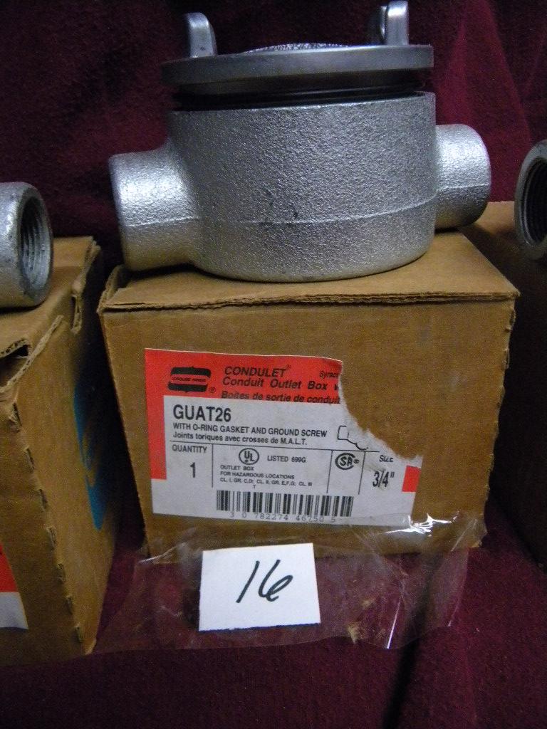 Three Out Let Boxees W/covers 3/4", Guax Guade, Elecrical Construction Equ