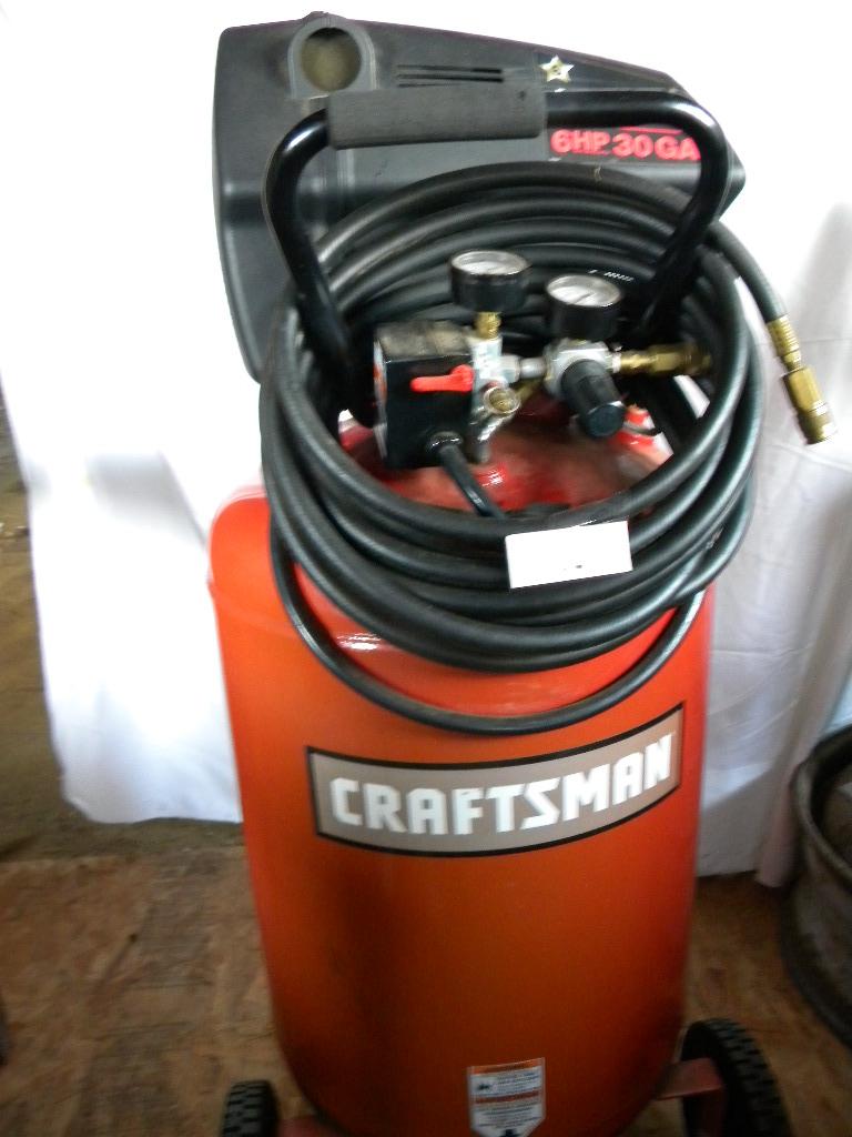Craftsman 150 Psi, 6 Hp, 30 Gal, 110 V., Air Compressor