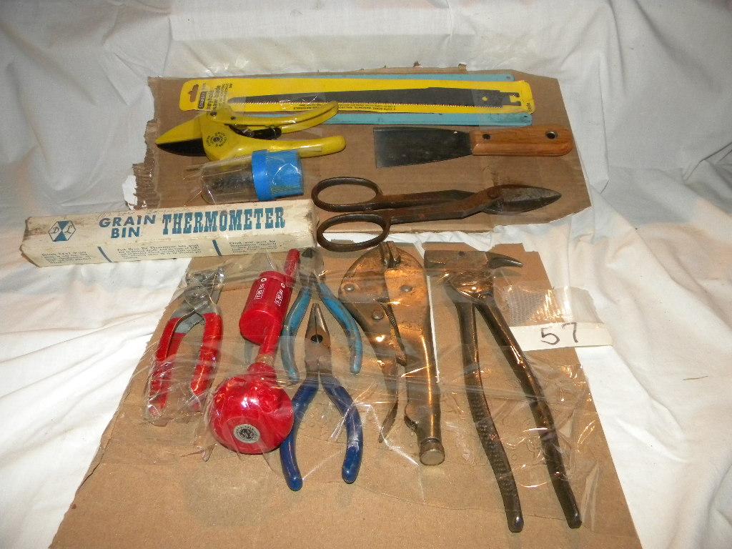 Misc. Tools= Fencing Tool; Leather Punch; Pliwea, Cutters, Metal Cut Etc.