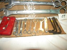 Open And Closed End Wrenches (13); Ignitions Wrench Set; Allen Wrenc