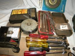Crimped Wire Wheel Brush; 1/4 " Socket Set; Honing Kit; Reamer, Etc.