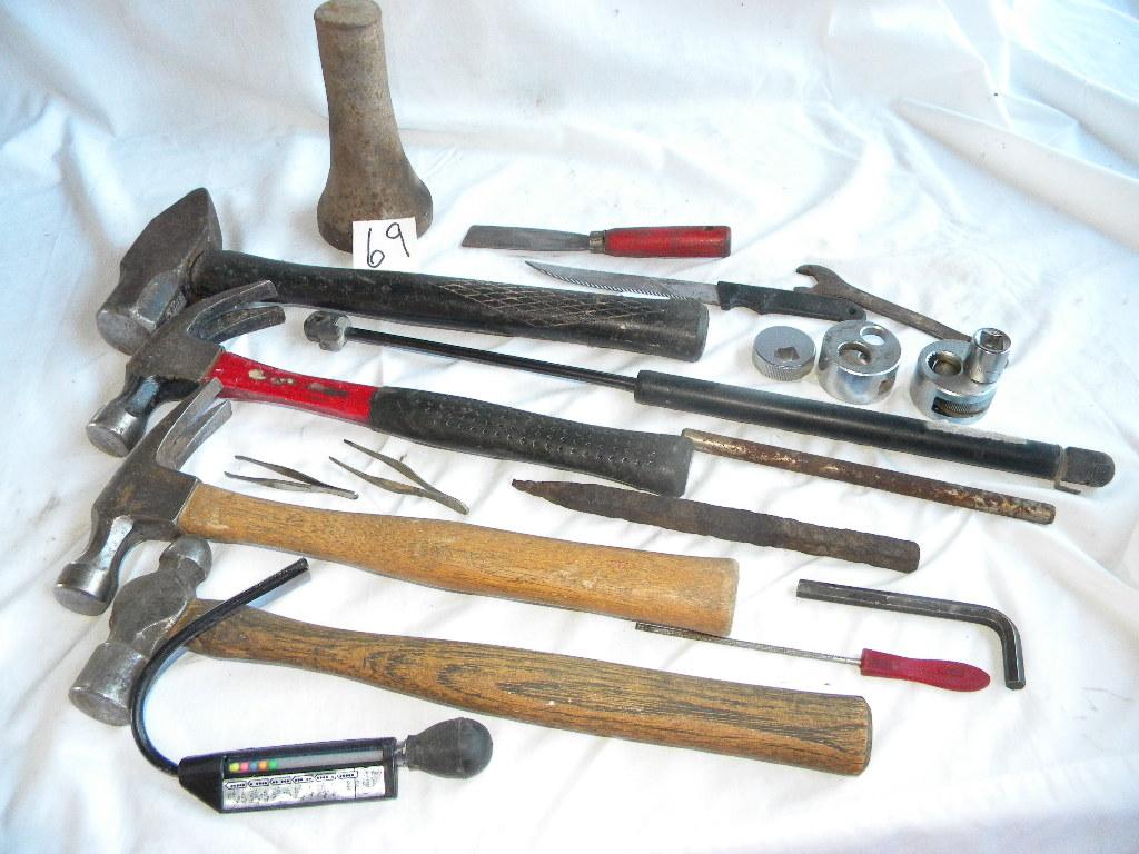 Sledge Hammer; Ball Pien Hammer;anti Freeze Tester; Allen Wrenches.