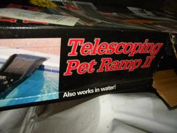 New Telescoping Pet Ramp, Holds Over 300#, Water Proof.