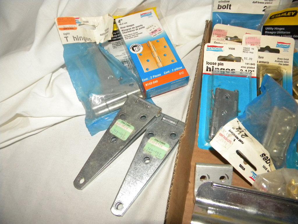 Two Boxes Clamps; Angle Braces; Cabinet Locks And More