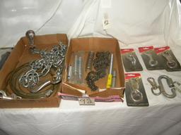 Utility Snaps; Chain Saw Chain; Misc. Chain Pieces W/couplers