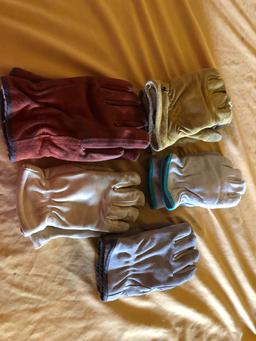 Heavy Gloves= 2 Pair Large; 2 Pair Small.