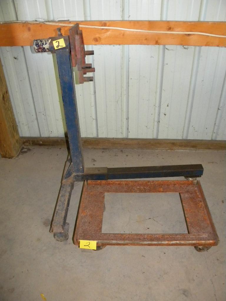 Engine Stand; Metal Wheel Dolly.